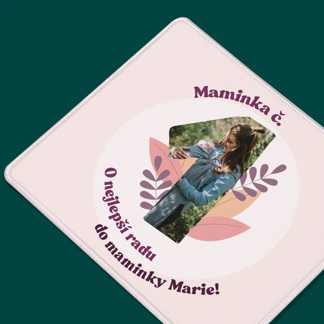 Fotka A Textem: Maminka Č. 1 - Podložka Pod Myš