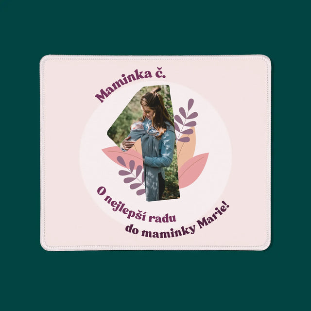 Fotka A Textem: Maminka Č. 1 - Podložka Pod Myš