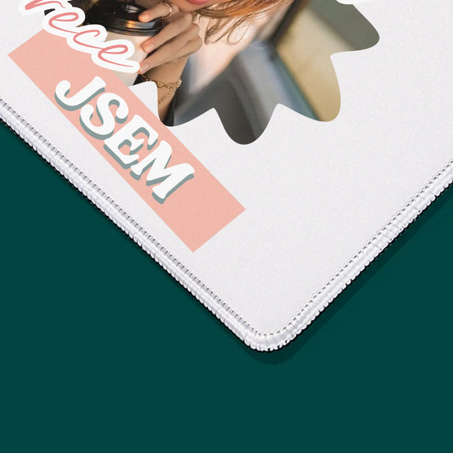 Fotka A Textem: Ideál Neexistuje - Podložka Pod Myš