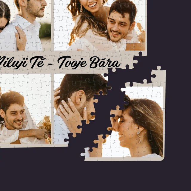 Fotokoláž: 4 Fotky A Nápis - Puzzle