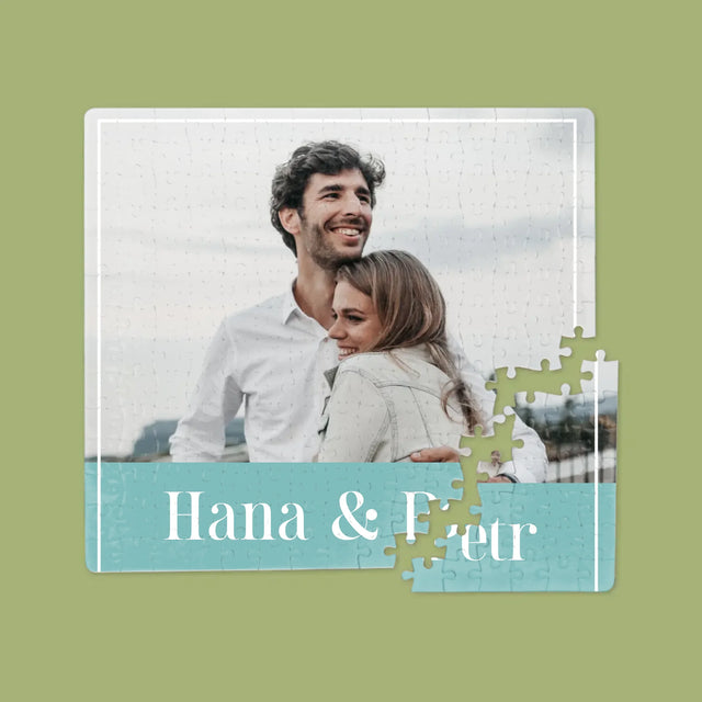 Fotokoláž: Pár Jména - Puzzle