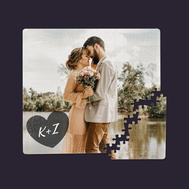 Fotka A Textem: Tvoje Fotka Iniciály - Puzzle