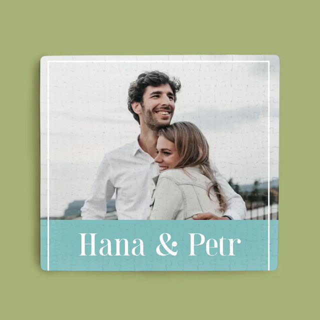 Fotokoláž: Pár Jména - Puzzle
