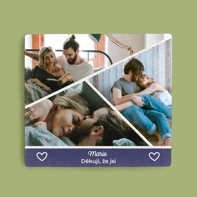 Fotokoláž: Děkuji, Že Jsi - Puzzle