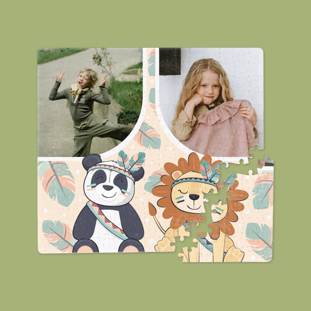 Fotokoláž: Zviřata - Puzzle