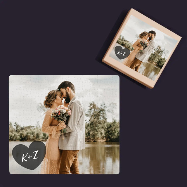 Fotka A Textem: Tvoje Fotka Iniciály - Puzzle