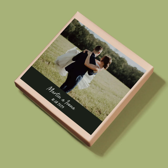 Fotka A Textem: Svatební Fotografie - Puzzle