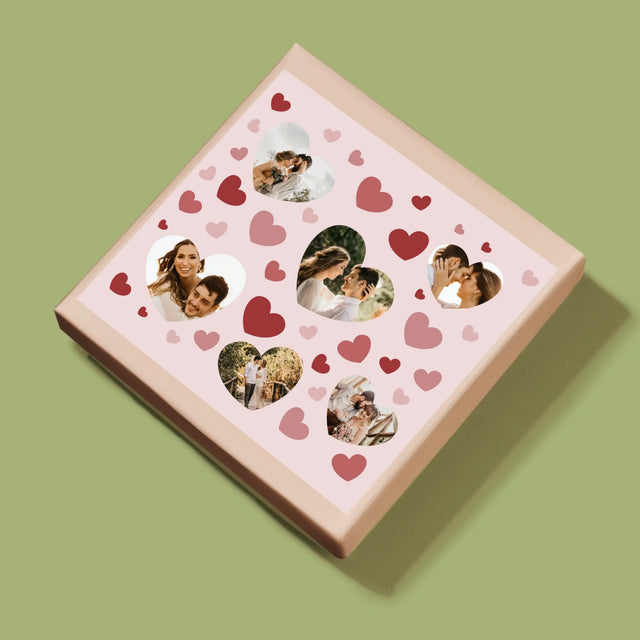 Fotokoláž: Srdce Fotka - Puzzle