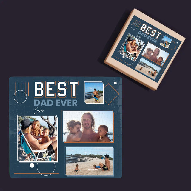 Fotokoláž: Best Dad Ever - Puzzle