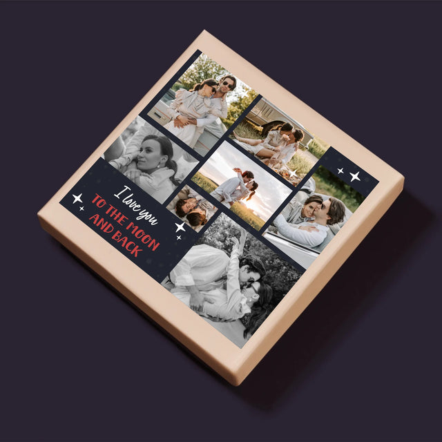 Fotokoláž: To The Moon And Back - Puzzle