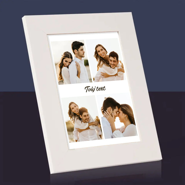 Fotokoláž: 4 Fotky A Nápis - Fotorámeček