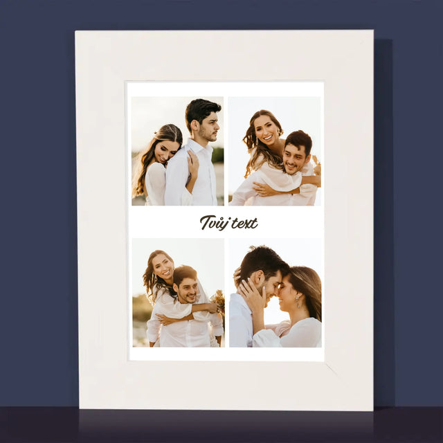 Fotokoláž: 4 Fotky A Nápis - Fotorámeček