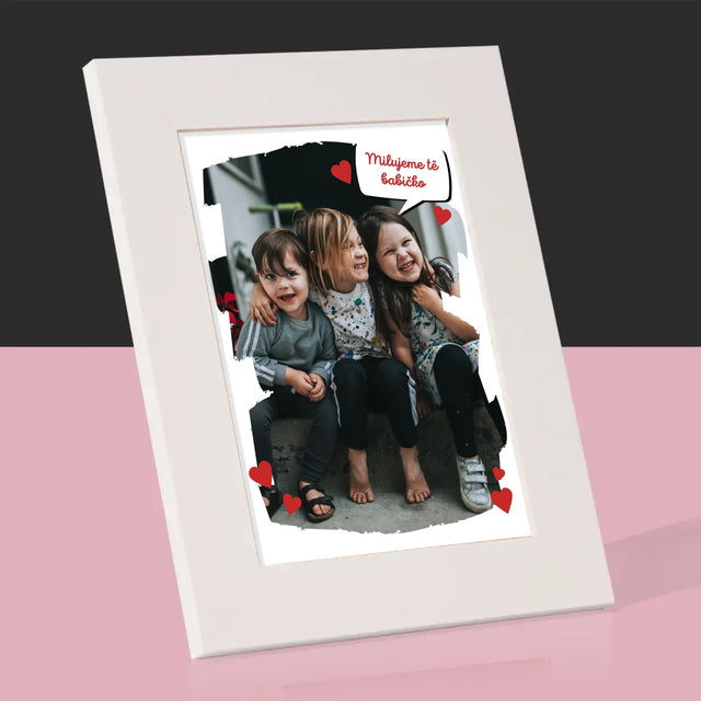 Fotka A Textem: Pro Milovanou Babičku - Fotorámeček