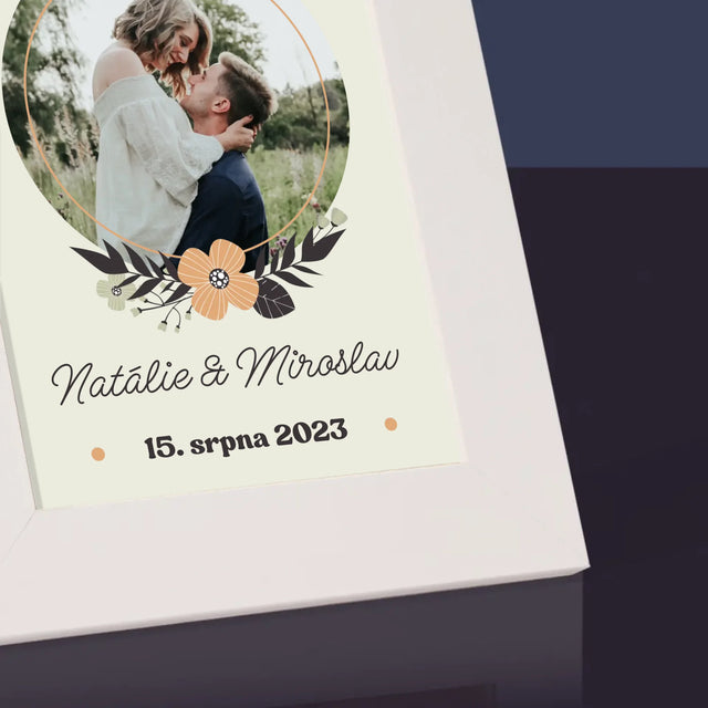 Fotka A Textem: Zamilovaní - Fotorámeček