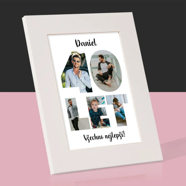 Slovo Z Fotek: 40 Let Z Tvých Fotek - Fotorámeček
