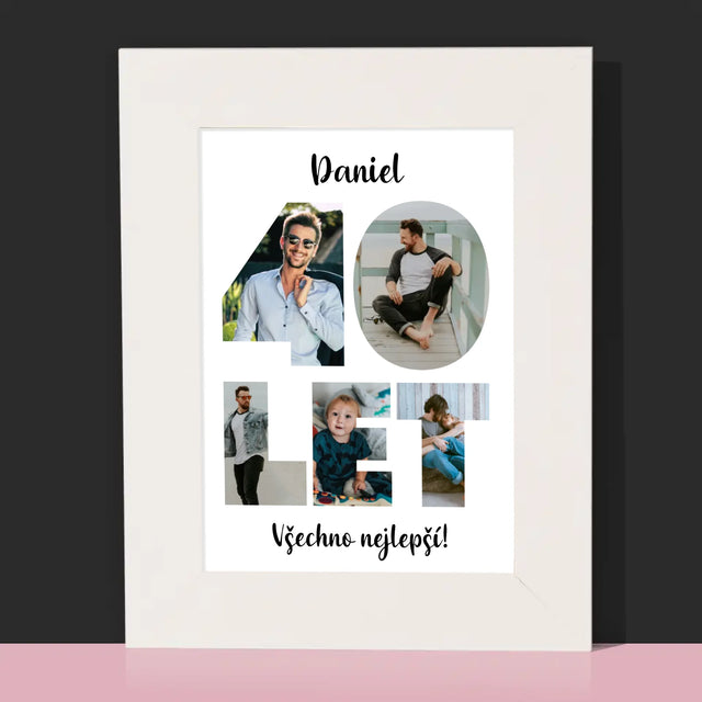 Slovo Z Fotek: 40 Let Z Tvých Fotek - Fotorámeček