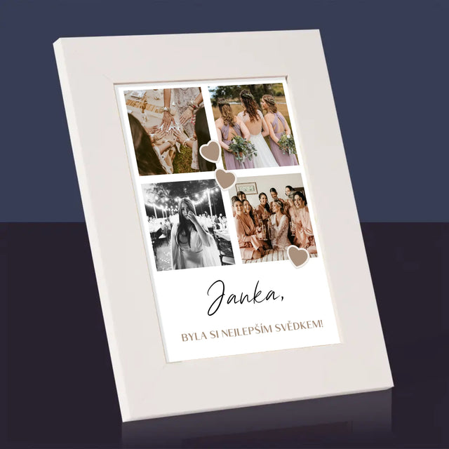 Fotokoláž: Děkovná Koláž Pro Svědka - Fotorámeček