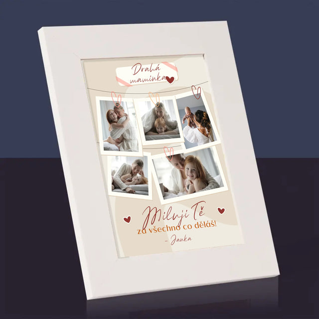Fotokoláž: Miluji Tě Mami - Fotorámeček