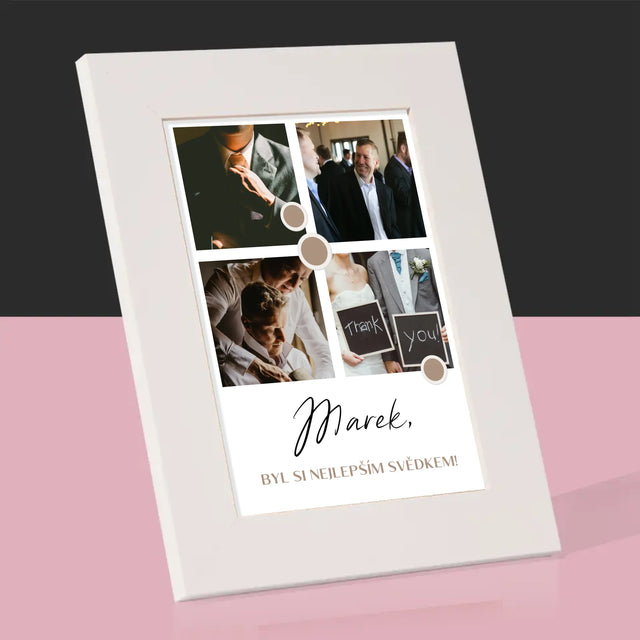 Fotokoláž: Děkovná Koláž Pro Svědka - Fotorámeček