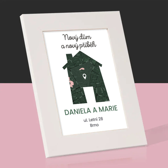 Mapa Města: Mapa Města: Nový Dům - Fotorámeček