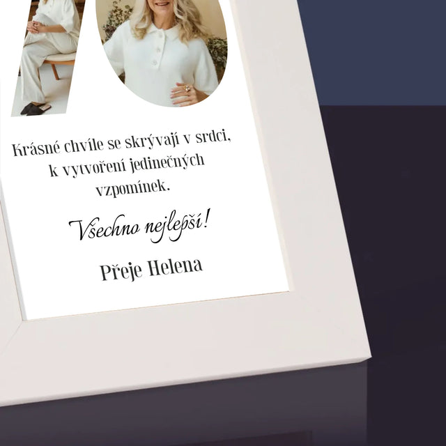 Slovo Z Fotek: 70. Narozeniny - Fotorámeček