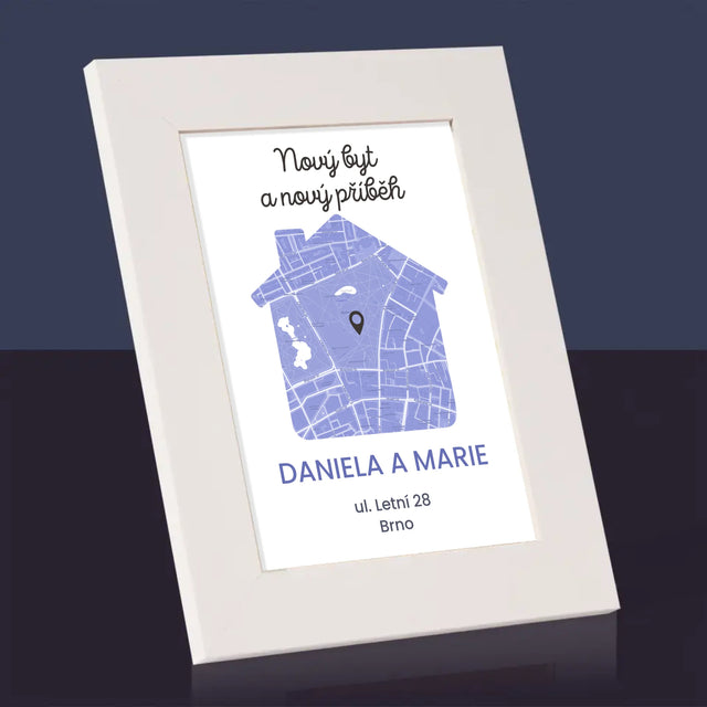 Mapa Města: Mapa Města: Nový Byt - Fotorámeček