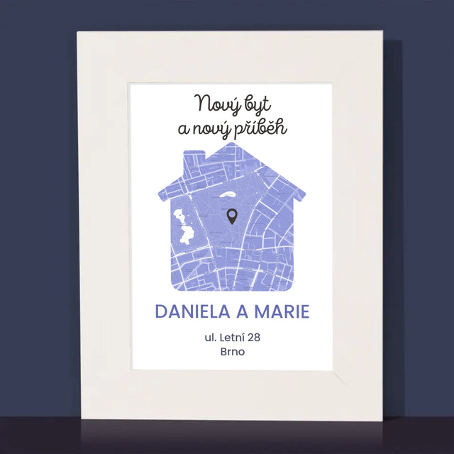 Mapa Města: Mapa Města: Nový Byt - Fotorámeček