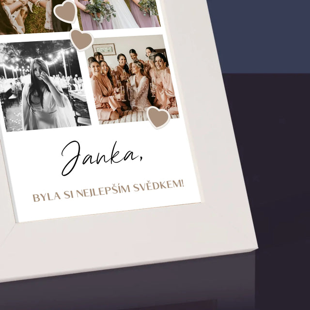 Fotokoláž: Děkovná Koláž Pro Svědka - Fotorámeček