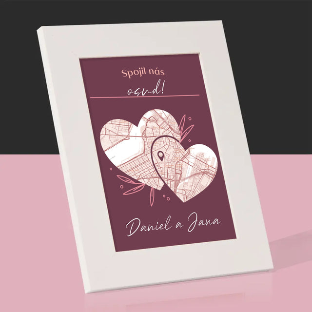 Mapa Města: Mapa Města: Osud - Fotorámeček