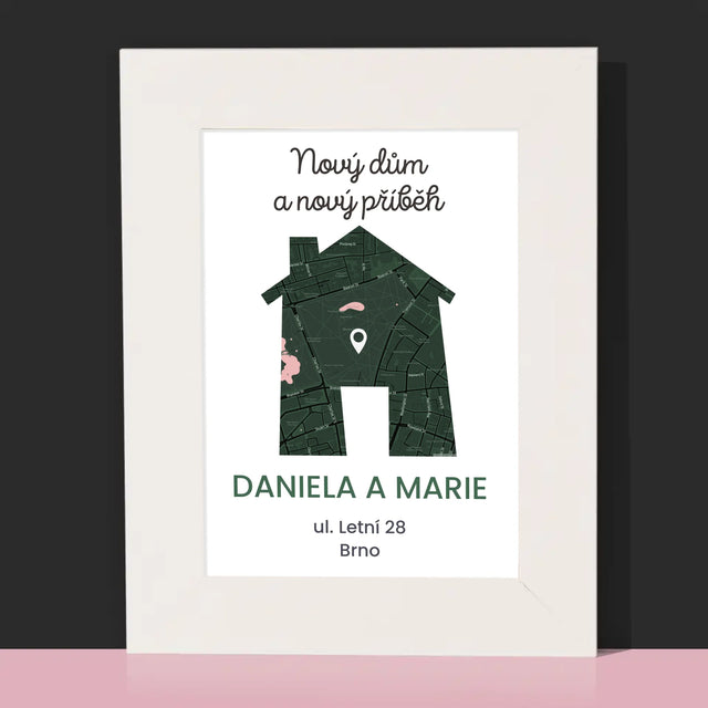 Mapa Města: Mapa Města: Nový Dům - Fotorámeček