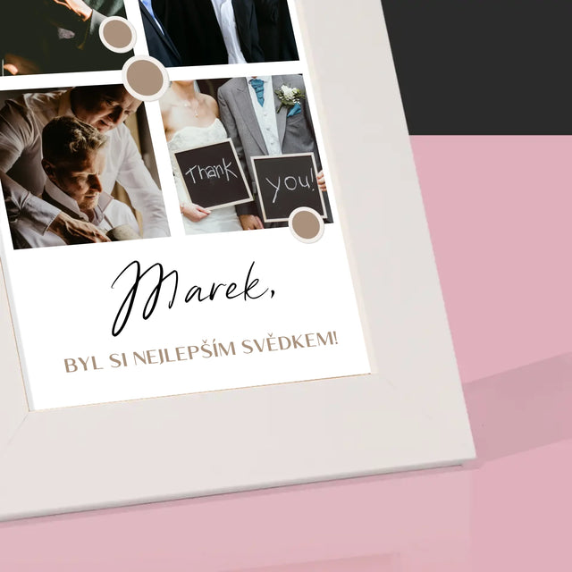 Fotokoláž: Děkovná Koláž Pro Svědka - Fotorámeček