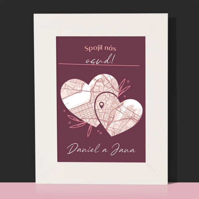 Mapa Města: Mapa Města: Osud - Fotorámeček