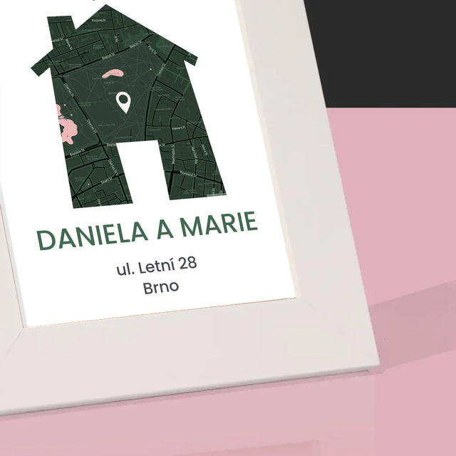 Mapa Města: Mapa Města: Nový Dům - Fotorámeček