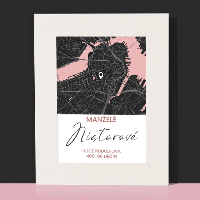 Mapa Města: Mapa Města: Stát - Fotorámeček