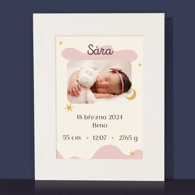 Údaje O Narození Ditěte: Rodný List - Fotorámeček