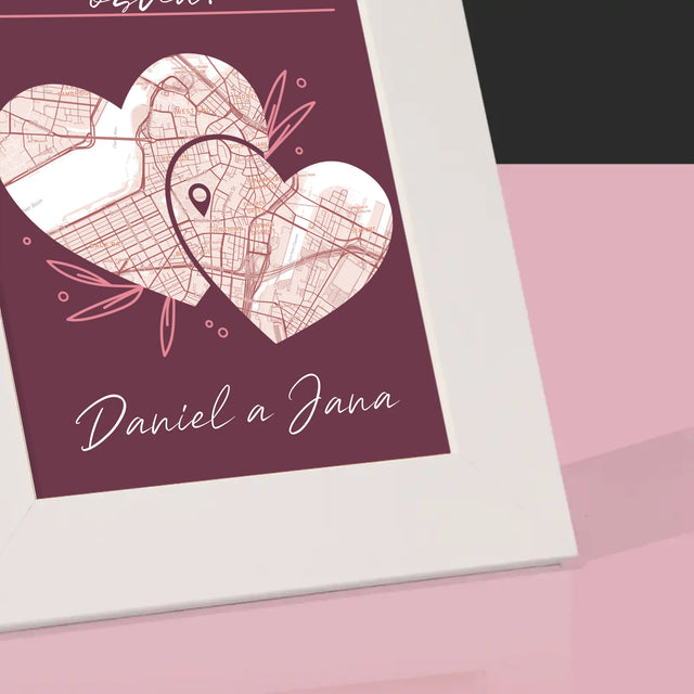 Mapa Města: Mapa Města: Osud - Fotorámeček