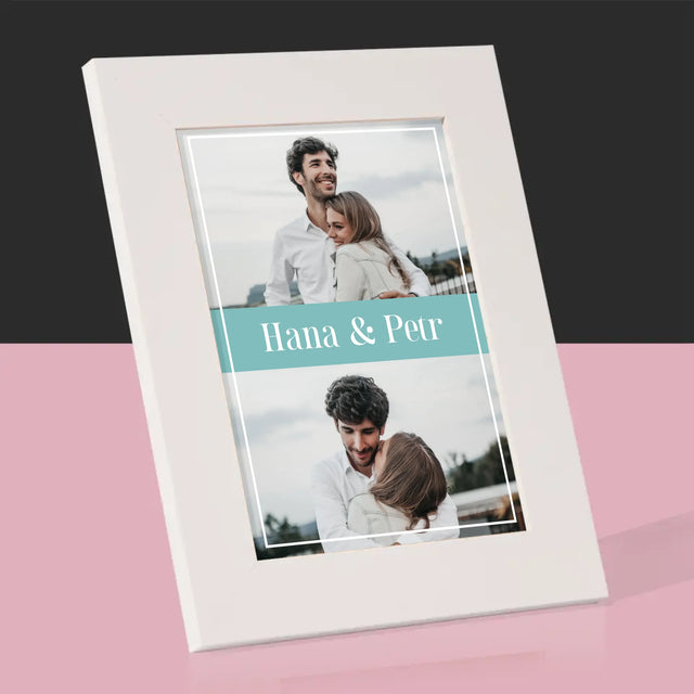 Fotokoláž: Pár Jména - Fotorámeček