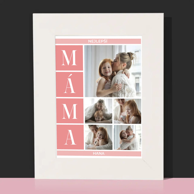 Fotokoláž: Nejlepší Máma Koláž - Fotorámeček