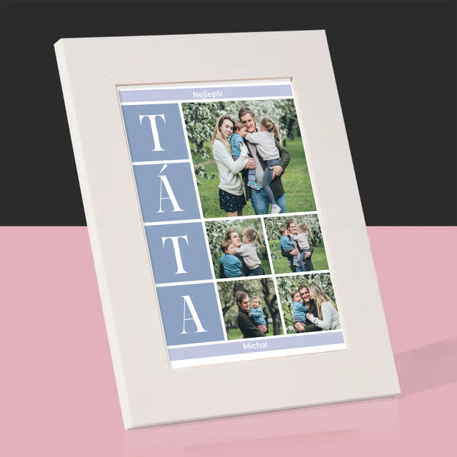 Fotokoláž: Nejlepší Táta Koláž - Fotorámeček
