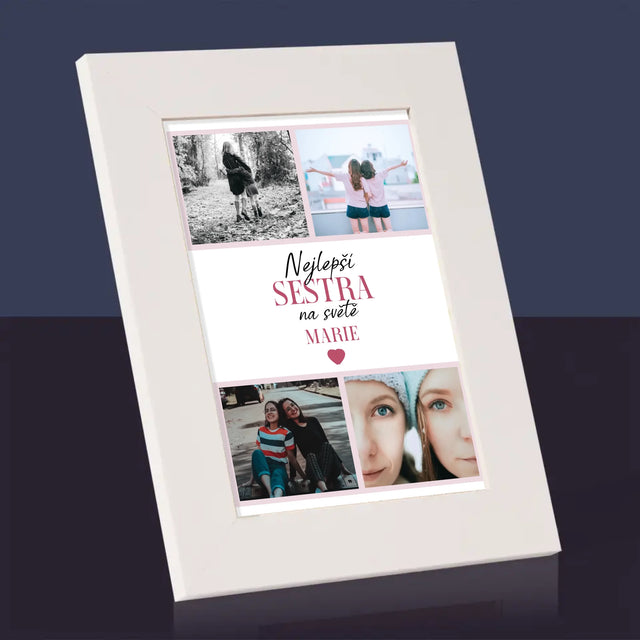 Fotokoláž: Nejlepší Sestra - Fotorámeček