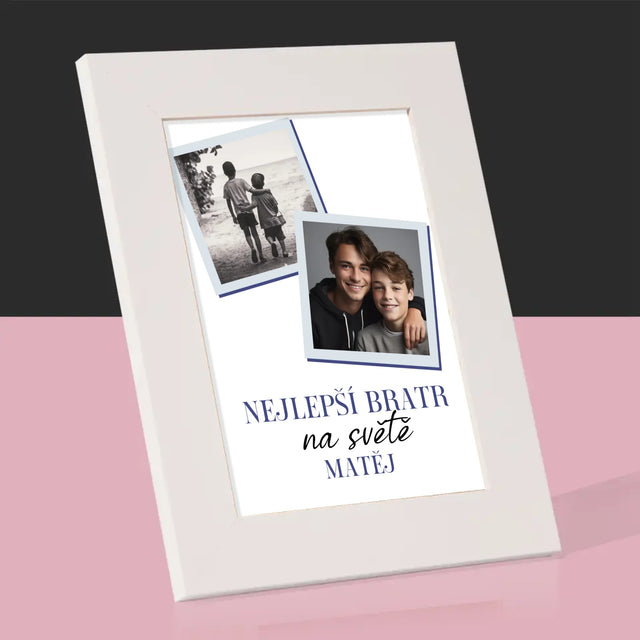 Fotokoláž: Nejlepší Bratr Na Světě - Fotorámeček
