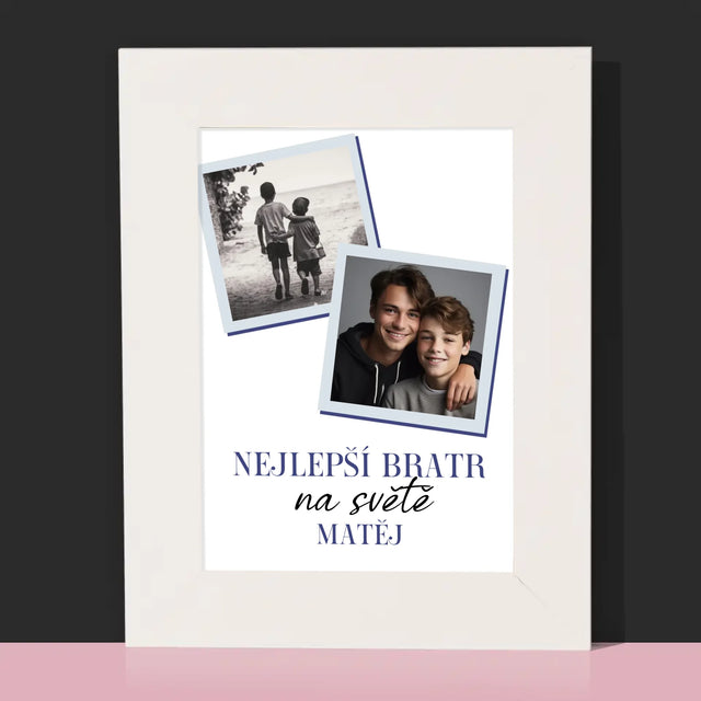 Fotokoláž: Nejlepší Bratr Na Světě - Fotorámeček