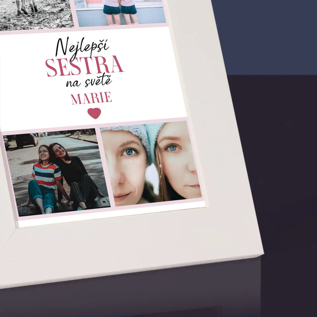 Fotokoláž: Nejlepší Sestra - Fotorámeček