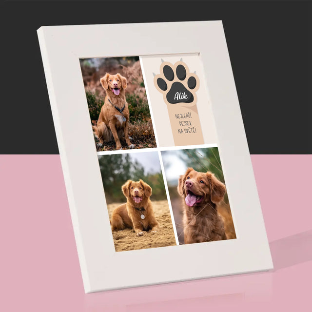 Fotokoláž: Nejlepší Pejsek - Fotorámeček