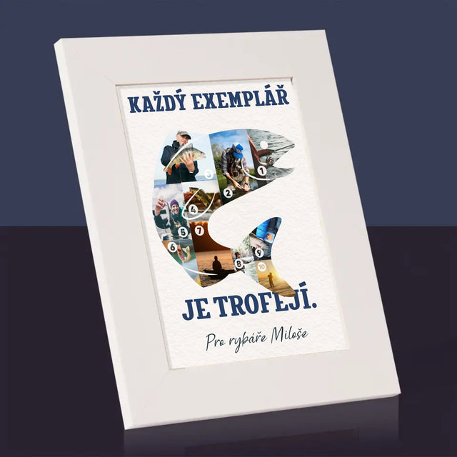Tvar Z Fotek: Rybářský Exemplář - Fotorámeček