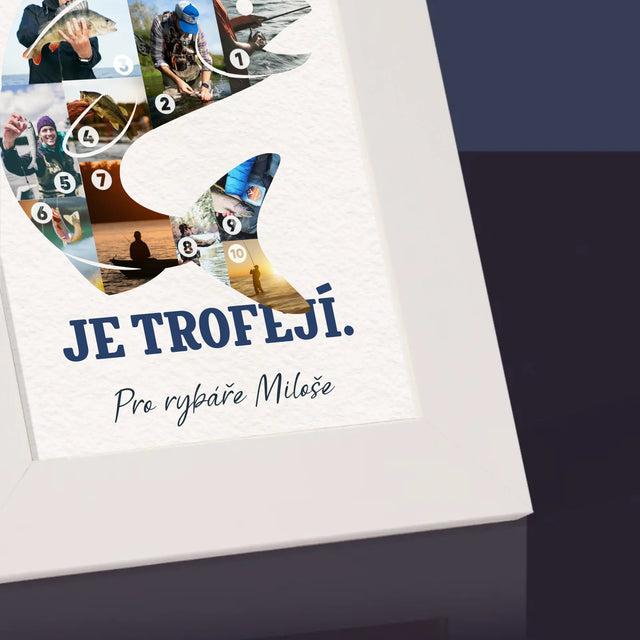 Tvar Z Fotek: Rybářský Exemplář - Fotorámeček