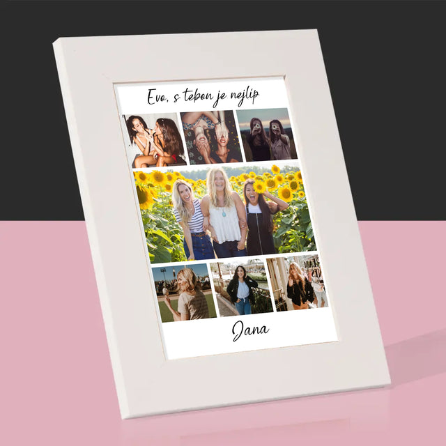 Fotokoláž: Nejlepší Kamarádka - Fotorámeček