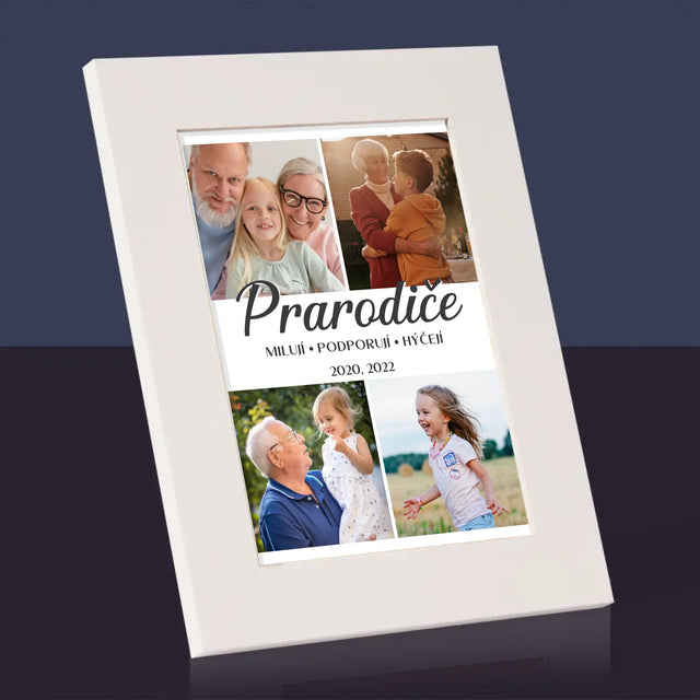 Fotokoláž: Drazí Prarodiče - Fotorámeček