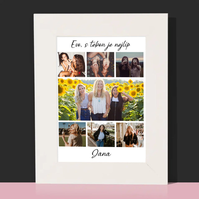 Fotokoláž: Nejlepší Kamarádka - Fotorámeček