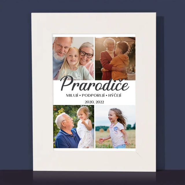 Fotokoláž: Drazí Prarodiče - Fotorámeček